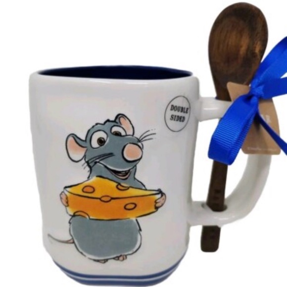 Rae Dunn Other - Rae Dunn DISNEY LE Petit CHEF Remy Bon Appetit Mug Double Sided W/ SPOON NEW!